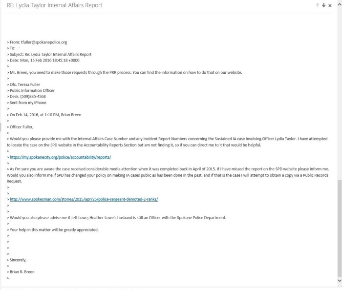 Me to Fuller Fuller Response