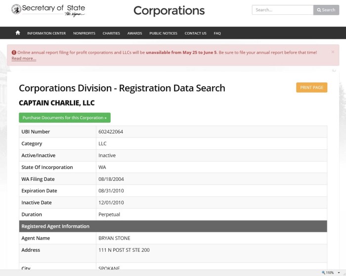 Captain Charlie LLC 1