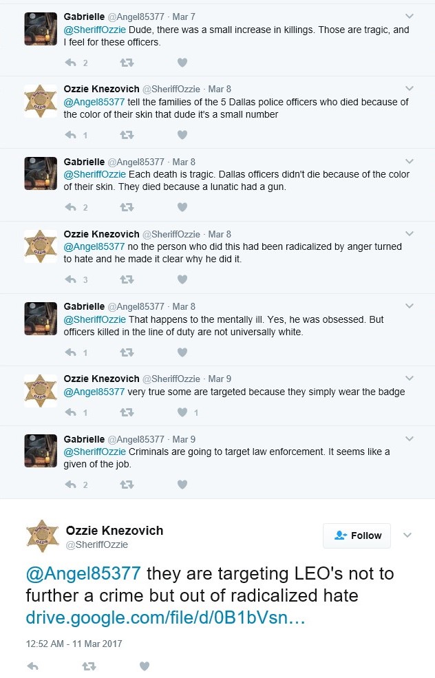 Ozzie radicalized hate