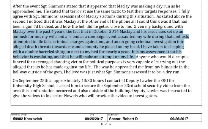 Sleeping with a shotgun