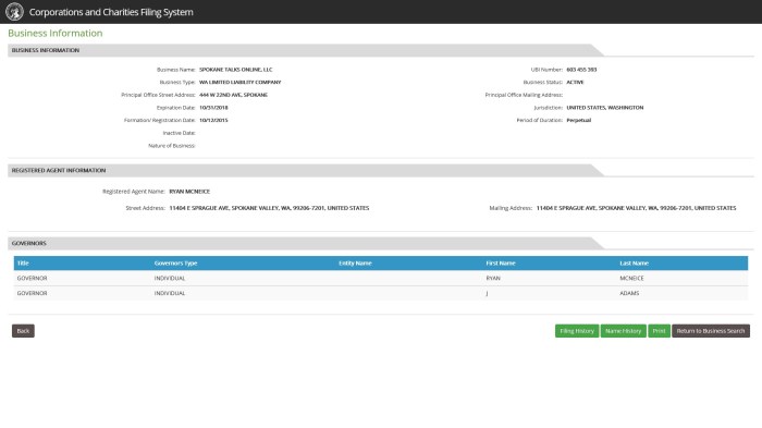 Spokane Talks Online LLC