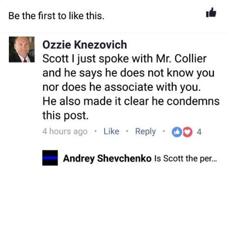 Ozzie to Maclay re Collier