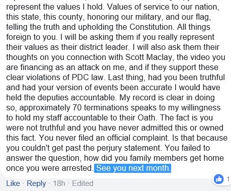 Threat to Maksimov 2