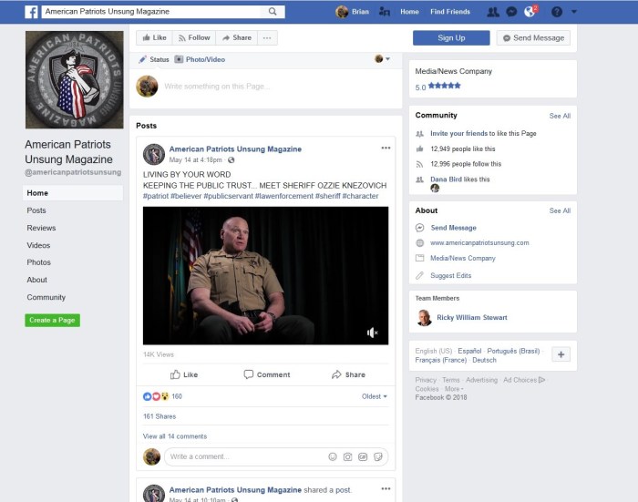 American Patriots Website