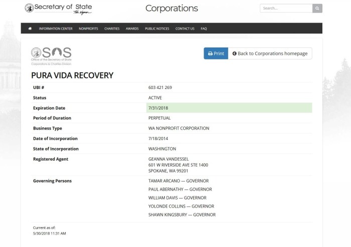 Sec of State Pura Vida