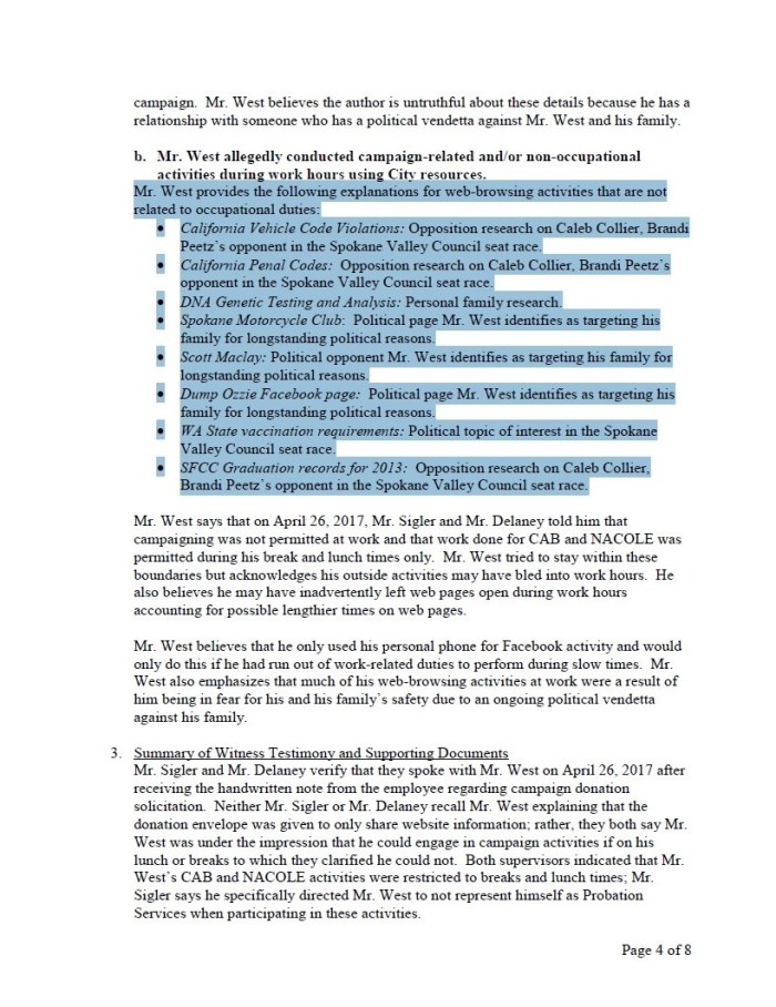 Collier Opposition Research