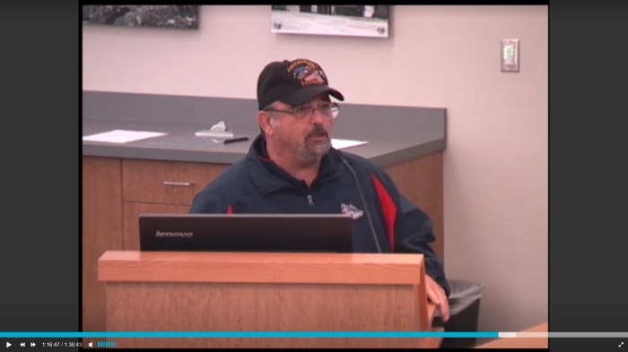 Bob West Council Meeting