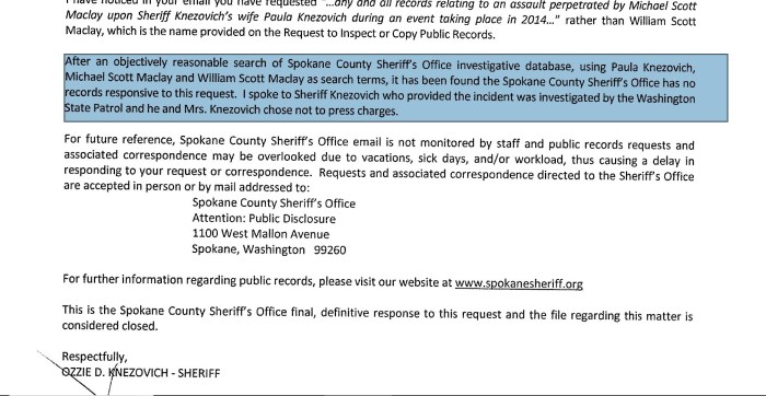 Houchin regarding Paula K Assault