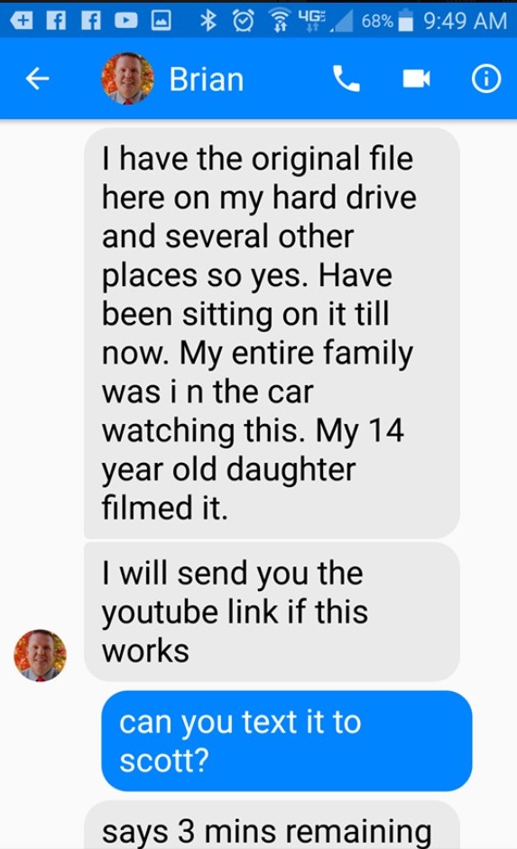 Standow my entire family