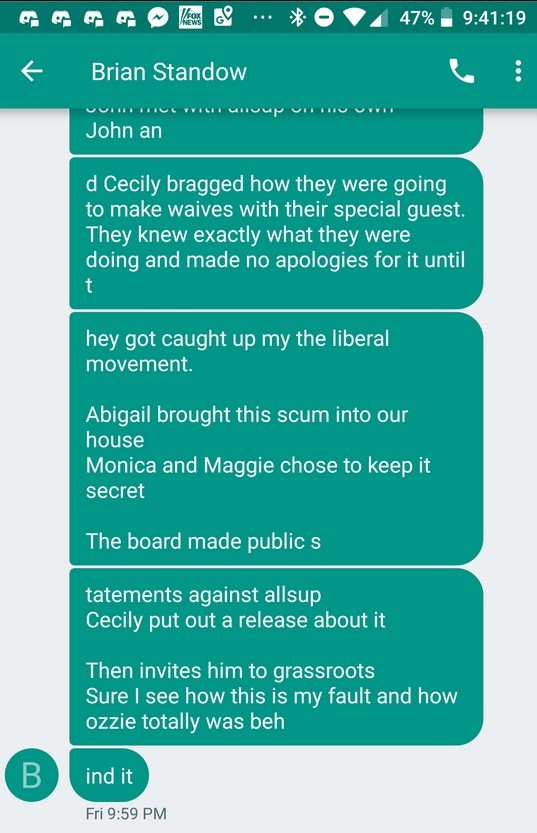 Standow Ozzie Behind it.