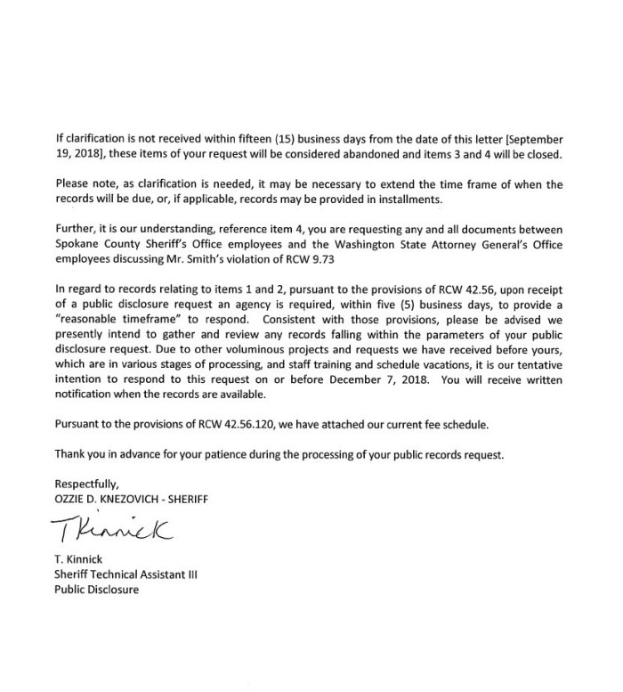 Kinnick Smith Letter 2